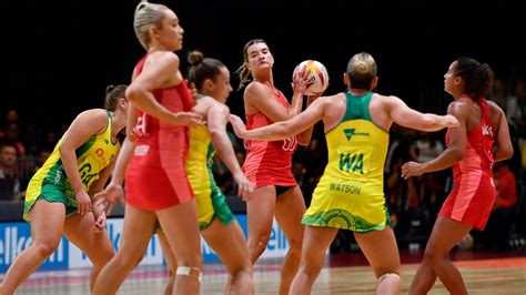 England fall short in final as Australia win Netball World Cup .